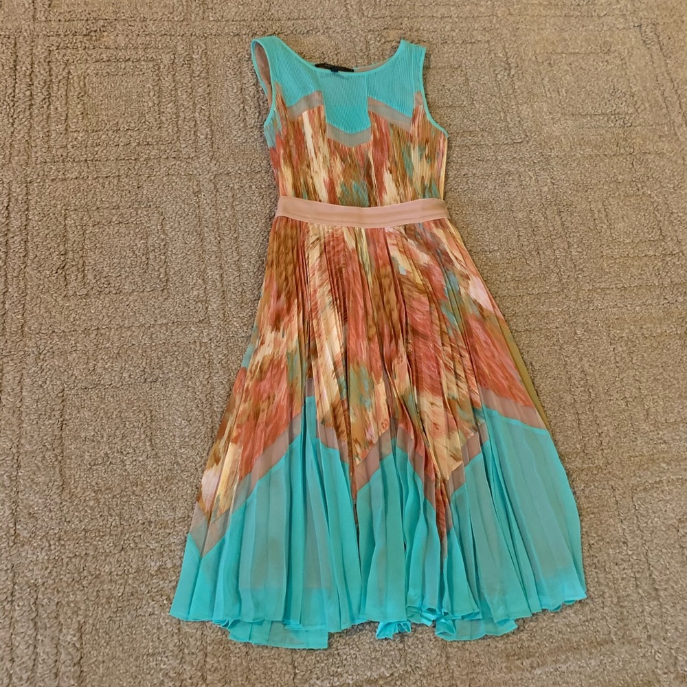 BCBG pastel nude dress